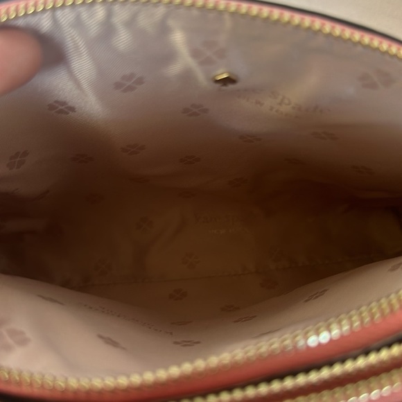 Kate Spade Spencer Pink Grapefruit Double-zip Dome Crossbody Bag NWT - Picture 11 of 16